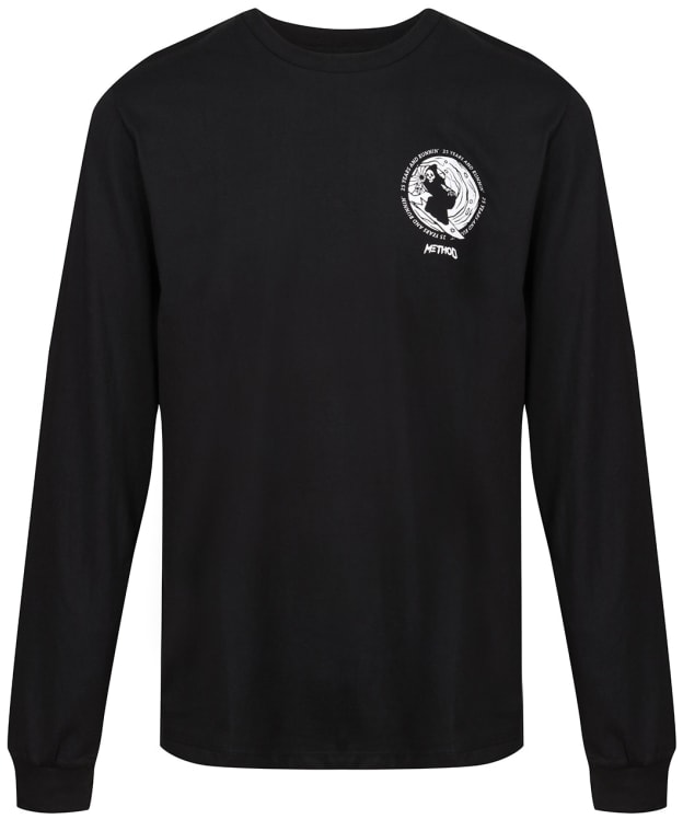 Method Runnin’ Long Sleeve Cotton T-Shirt - Black