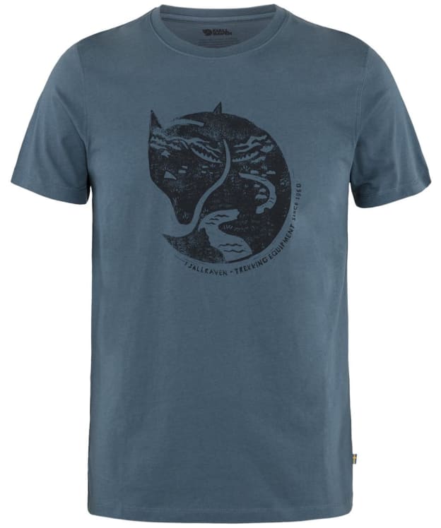 Men's Fjallraven Arctic Fox T-Shirt - Indigo Blue