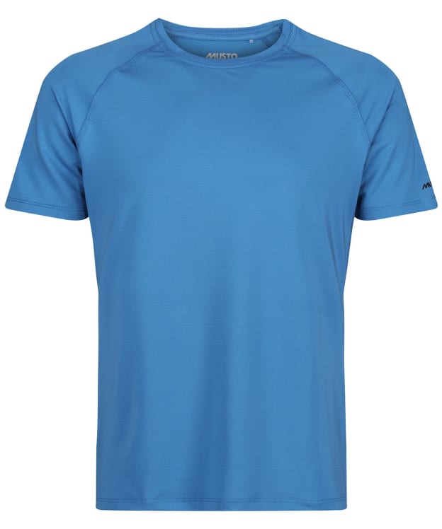 Men’s Musto Evolution Sunblock UPF 50 T-Shirt - Vallarta Blue