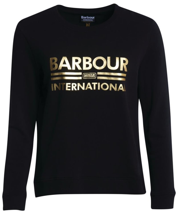 Women's Barbour International Originals Crew Overlayer - Black