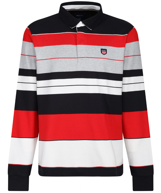 Men’s GANT Striped Retro Shield Rugger - Evening Blue