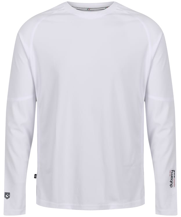 Unisex Dubarry Ancona Lightweight Long Sleeve T-Shirt - White