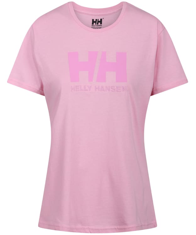 Women’s Helly Hansen Logo Organic Cotton Short Sleeved T-Shirt - Pink Sorbet