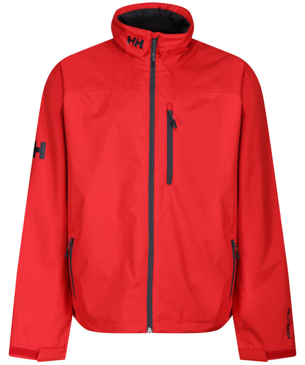 Men's Helly Hansen Crew Midlayer Waterproof Jacket - Red
