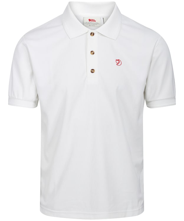 Men’s Fjallraven Crowley Pique Short Sleeve Shirt - White