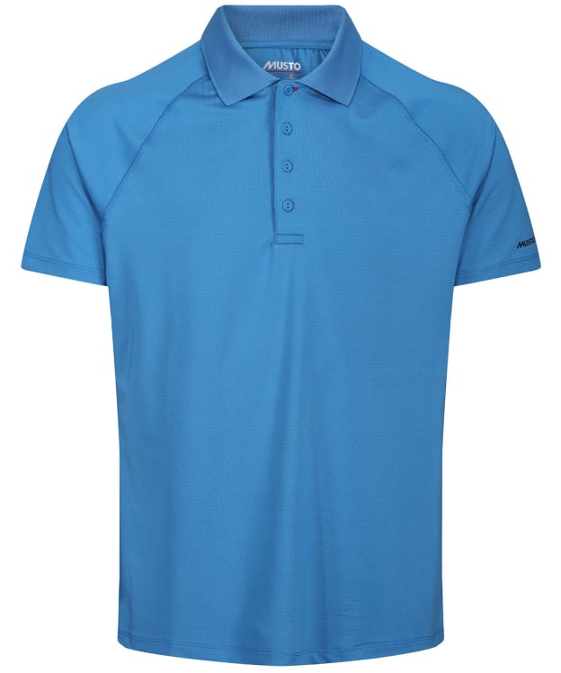 Men’s Musto Evolution Sunblock UPF 50 Polo Shirt - Vallarta Blue
