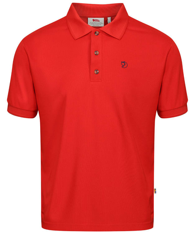 Men’s Fjallraven Crowley Pique Short Sleeve Shirt - True Red