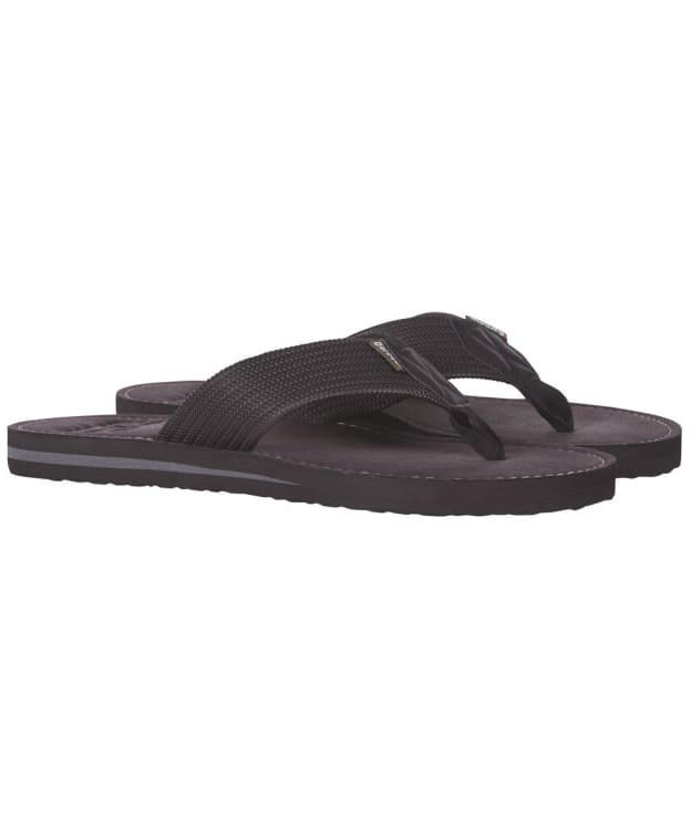 Men's Barbour Toeman Beach Sandals - Black