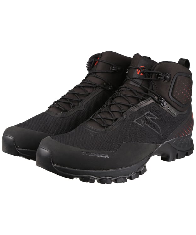 Men’s Tecnica Lightweight Plasma Mid S GTX Waterproof Hike Boots - Black / Pure Lava