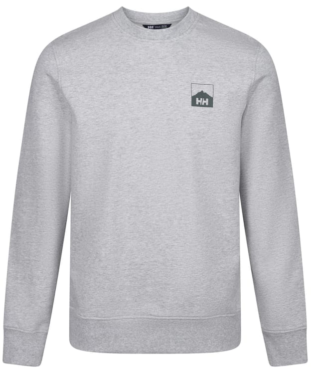 Men’s Helly Hansen Nord Graphic Crew Sweatshirt - Grey Melange