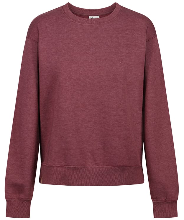 Women’s Tentree TreeFleece Boyfriend Crew Sweater - Crushed Berry 