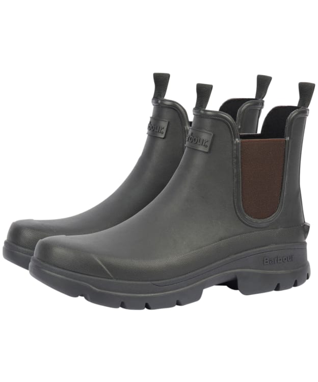 Men’s Barbour Nimbus Chelsea Wellington Boots - Brown
