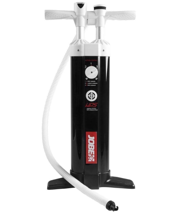 Jobe Triple Action iSUP Manual Pump With Pressure Gauge - Black / White