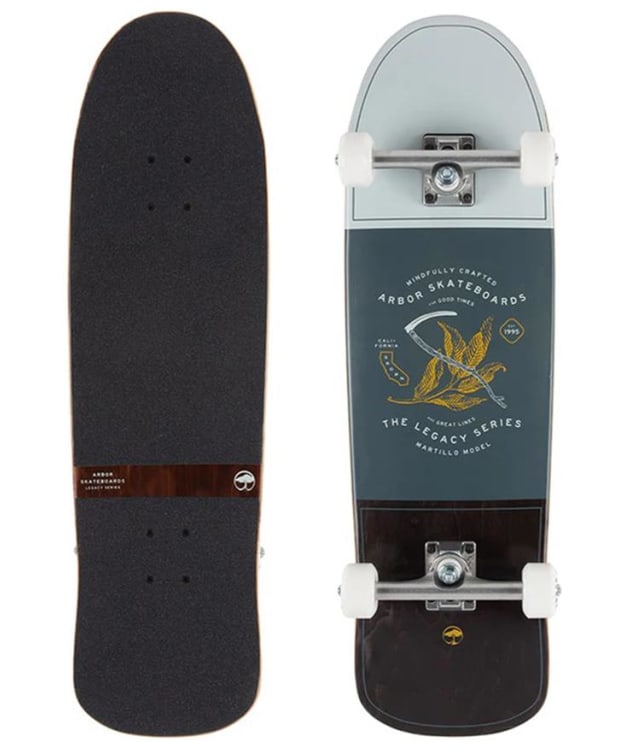 Arbor Martillo Legacy Wide Platform, Short Wheelbase 32" Skateboard - Multi