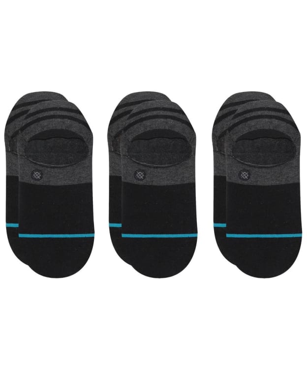 Stance Gamut 2 No Show Socks – 3 Pack - Black