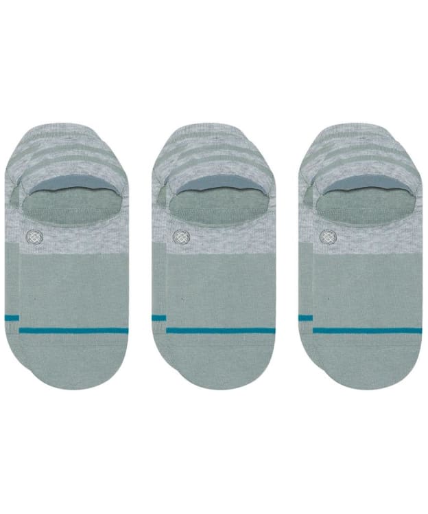 Stance Gamut 2 No Show Socks – 3 Pack - Grey Heather