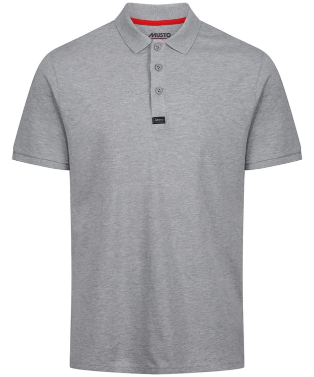 Men’s Musto Essential Cotton Pique Polo Shirt - Grey Melange
