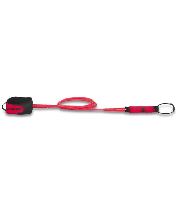 Dakine Kaimana Pro Comp Dura-Cord Surf Leash 6’ x 3/16” - JJF Red
