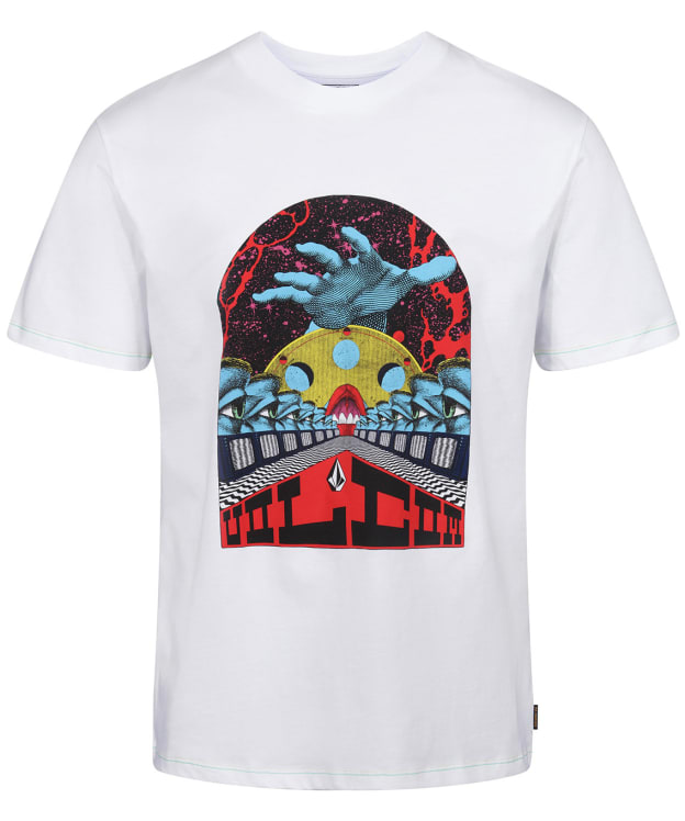 Men’s Volcom Elzo Durf Premium Short Sleeve Cotton Tee - White