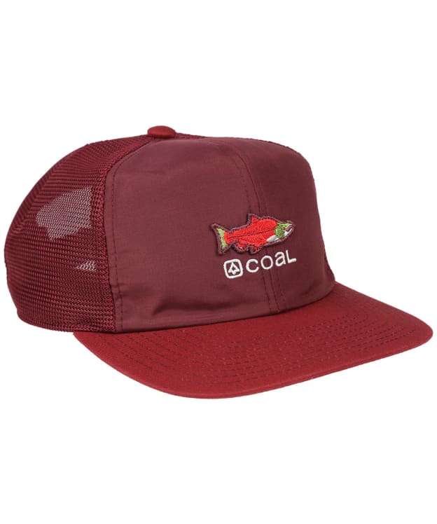 Coal The Zephyr Super Lightweight Curved Brim Cap - Dark Red