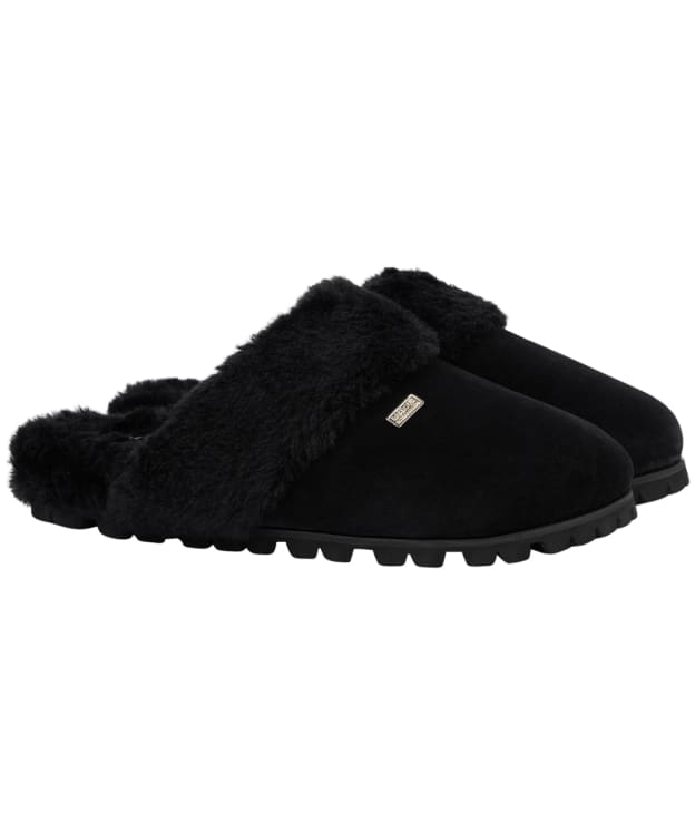 Women's Barbour International Monaco Slippers - Black