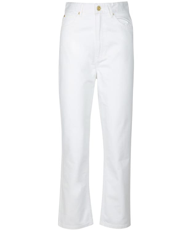 Women's Barbour International Garcia High Rise Jean - White