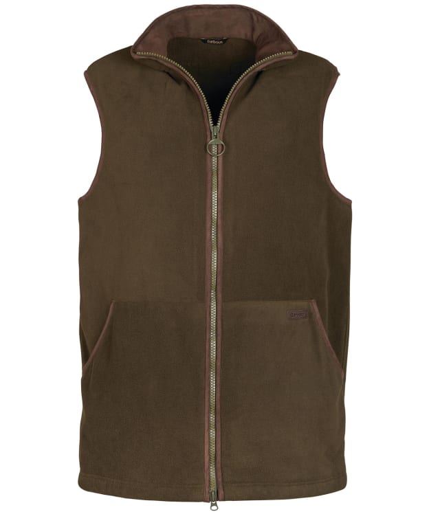 Men's Barbour Oakmoor Fleece Gilet - Olive