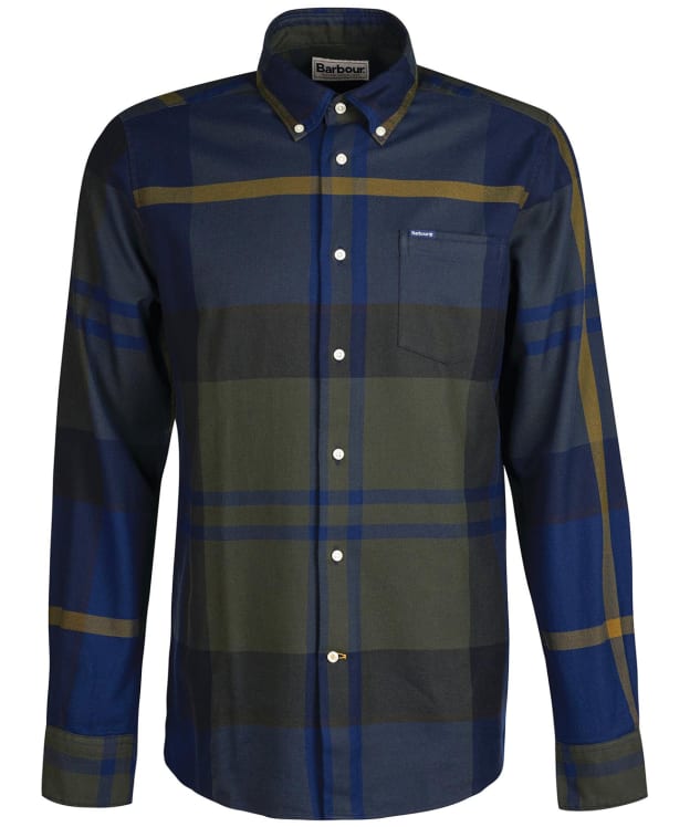 Men’s Barbour Dunoon Tailored Shirt - Olive Night