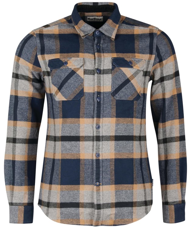 Men's Barbour Rhobell Tailored Shirt - Grey Marl