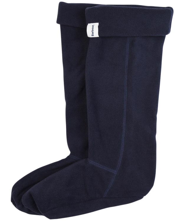 Barbour Fleece Wellington Socks - Navy