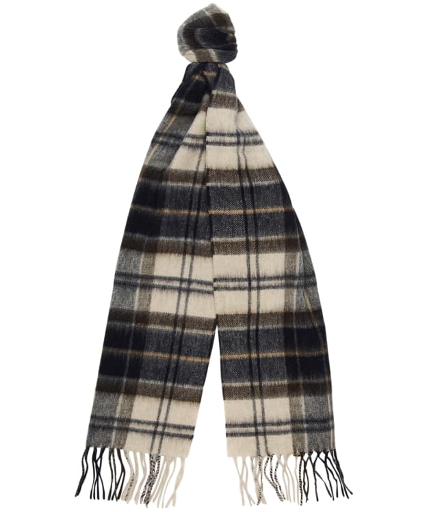 Barbour Tartan Cashmere Wool Mix Scarf - Autumn Dress