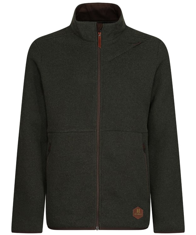 Men’s Härkila Metso Full Zip TeckWool Blend Sweater - Willow Green