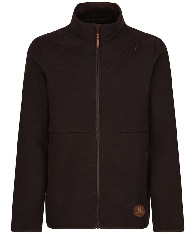 Men’s Härkila Metso Full Zip TeckWool Blend Sweater - Shadow Brown
