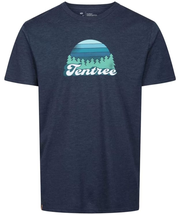 Men’s Tentree No Rain No Trees Short Sleeved T-Shirt - Moonlit Ocean Heather