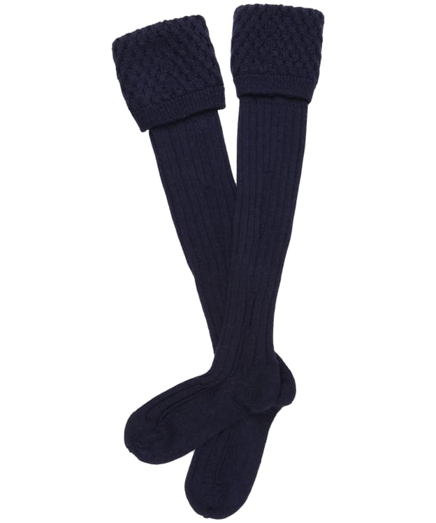 Pennine Chelsea Merino Wool Socks - Navy