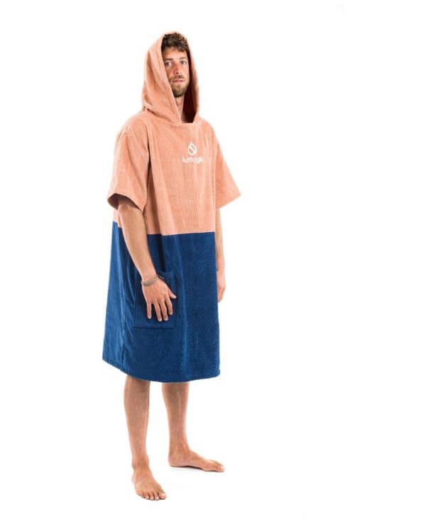 Surflogic Cotton Changing Poncho - Tile / Navy 