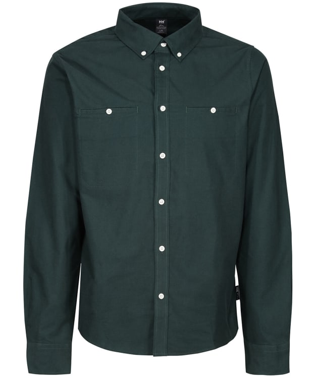 Men’s Helly Hansen Organic Cotton Flannel Shirt - Darkest Spruce