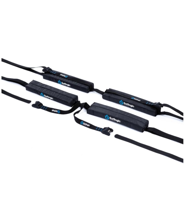 Surflogic Soft Surfboard Transport Racks Two Pack - Black