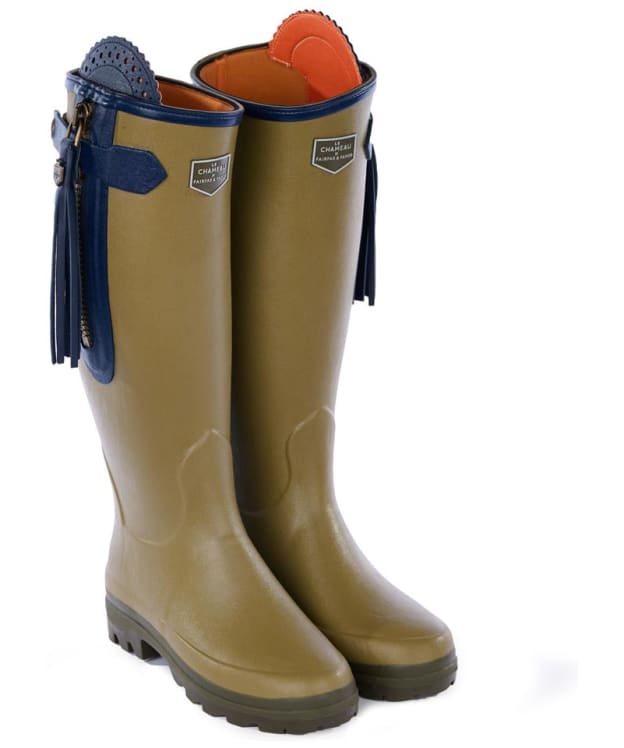 Women’s Le Chameau X Fairfax and Favor L’Alliance Wellies - Vert Vierzon
