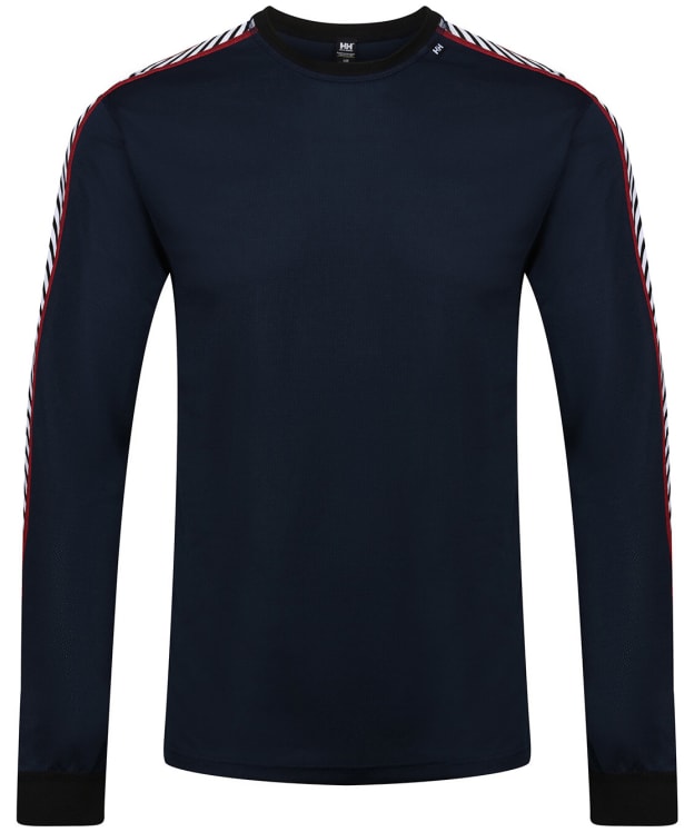 Men’s Helly Hansen Lifa Insulated Stripe Crew Baselayer - Navy
