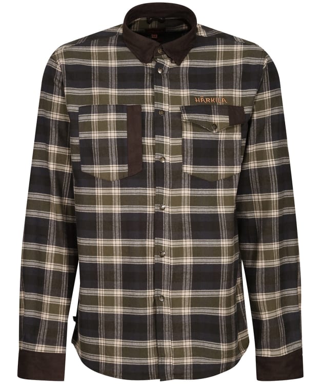 Men’s Härkila Aivak Long Sleeve Flannel Shirt - Olive