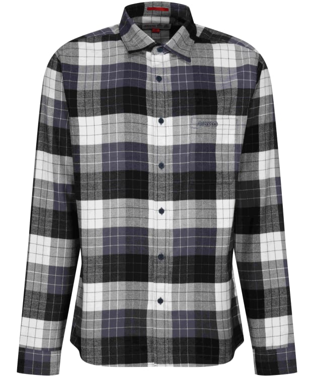 Men’s Musto Marina Cotton Plaid Long-Sleeved Shirt - Turbulence
