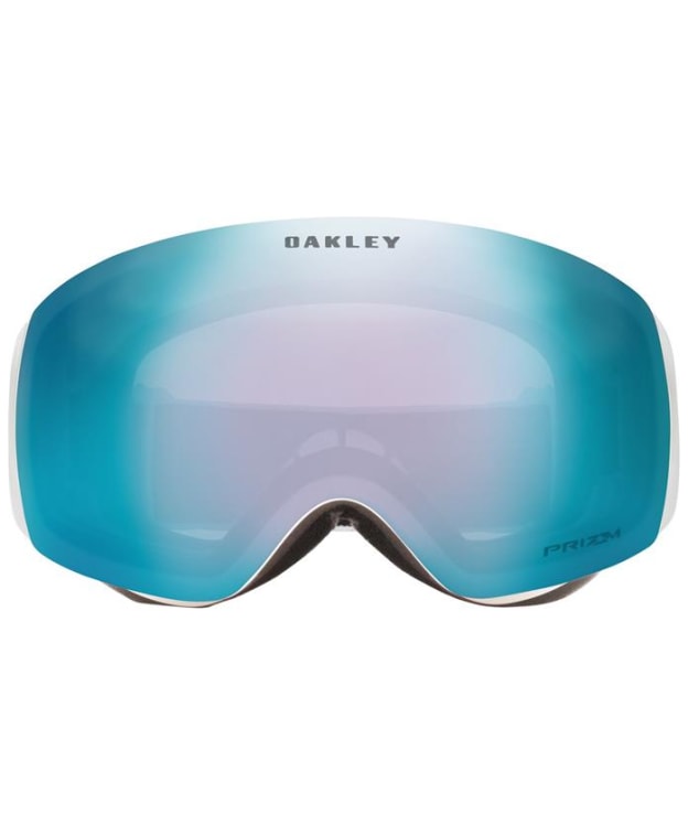 Oakley Flight Deck M Snow Goggles - Prizm Sapphire Iridium Lens - Matte White