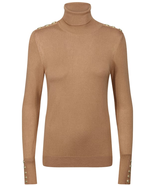 Women’s Holland Cooper Roll Neck Knitted Jumper - Dark Camel