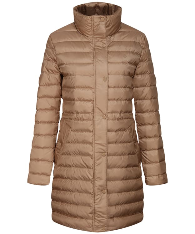 Women’s GANT Light Down Coat - Warm Khaki