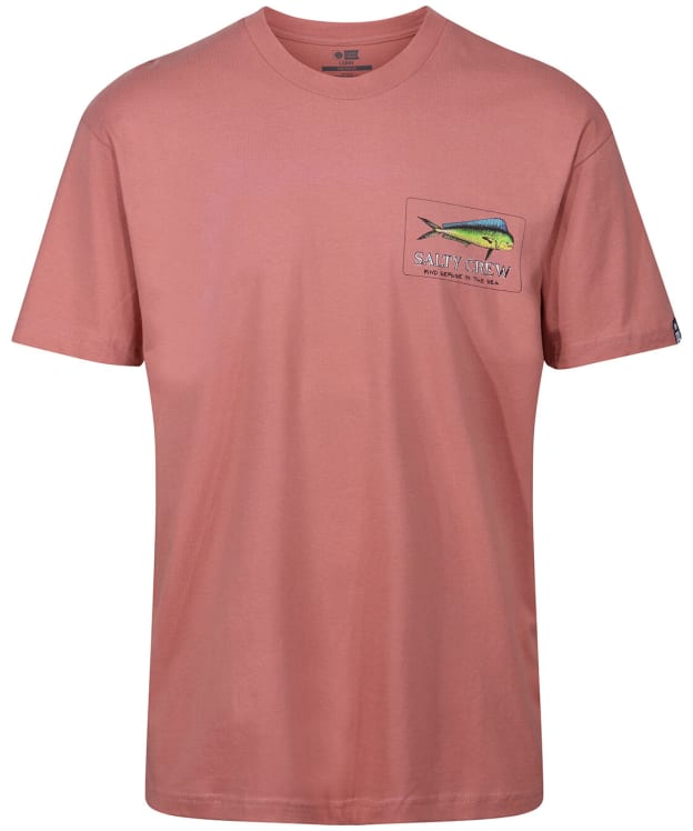 Men's Salty Crew El Dorado Premium Cotton T-Shirt - Coral