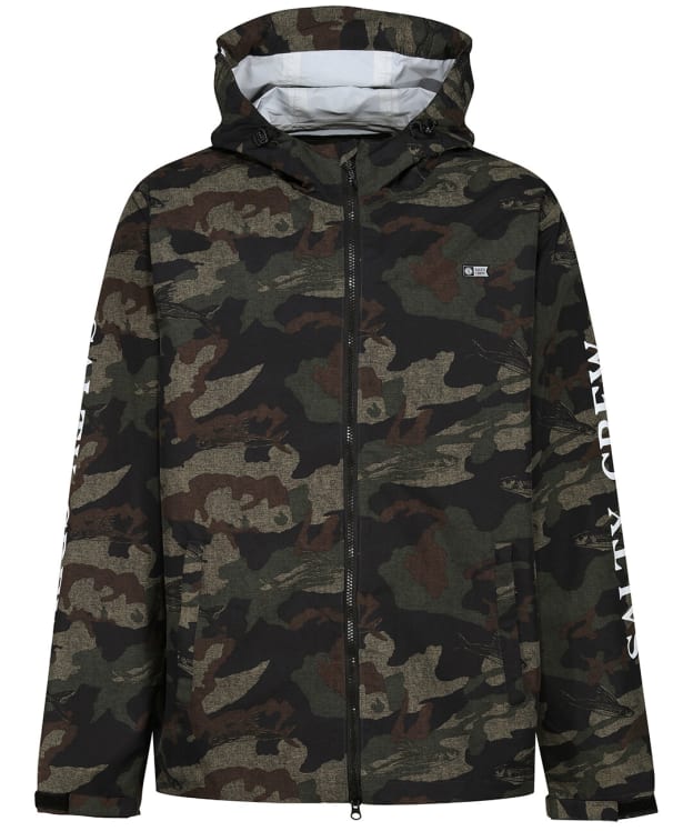 Men's Salty Crew Pinnacle Waterproof Breathable Jacket - Camo