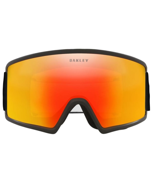 Oakley Target Line L Snow Goggles - Fire Iridium Lens - Matte Black