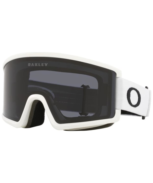 Oakley Target Line M Snow Goggles - Dark Grey Lens - Matte White