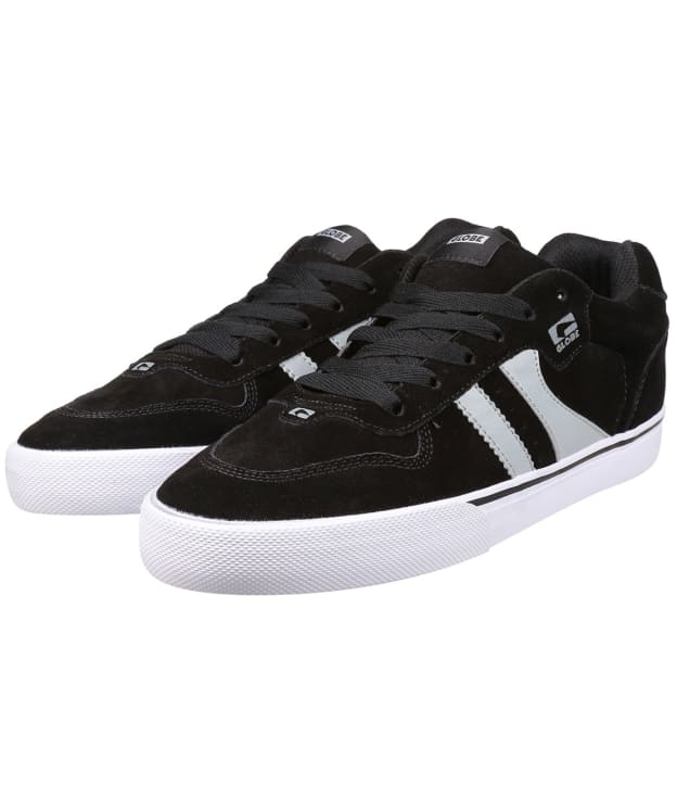 Men’s Globe Encore 2 Suede Shockbed™ Skate Shoes - Black / Light Grey